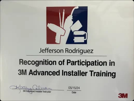 Advance 3M certificate