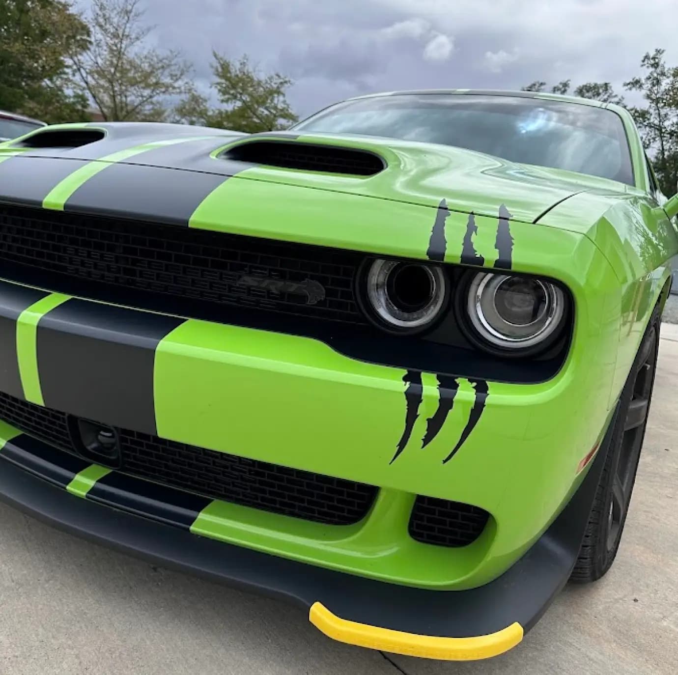 Monster stripe design