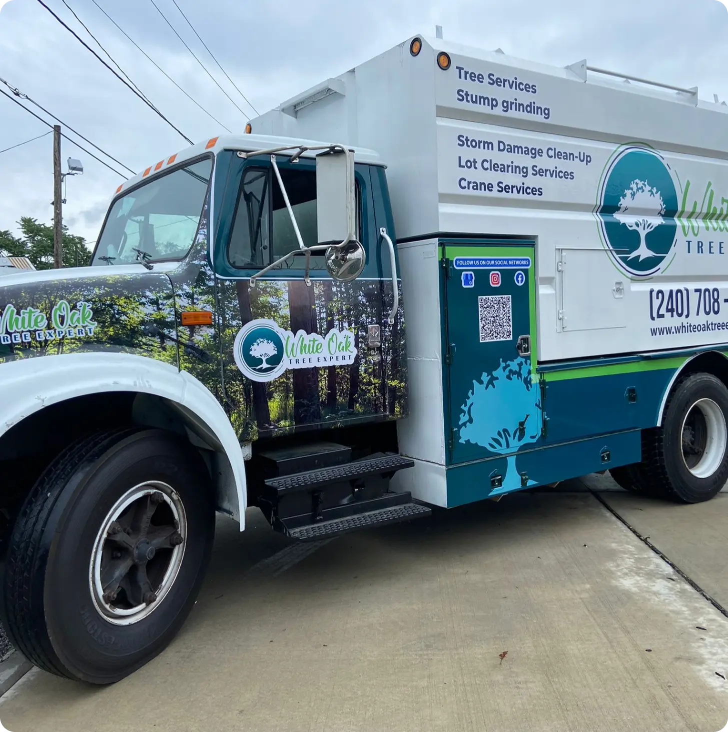 Truck Wrap in Maryland - White Oak Tree Experts